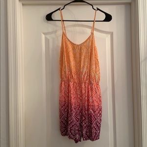 Spaghetti strap romper